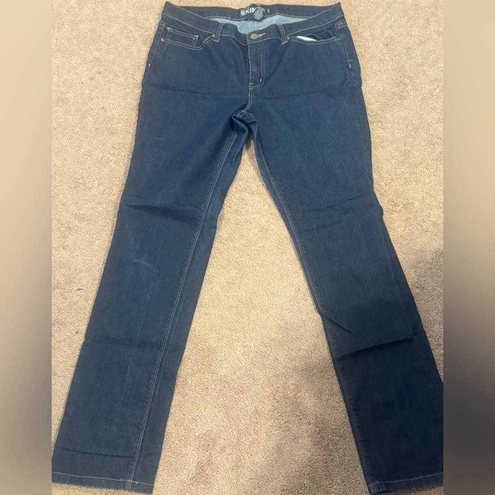 New York & Company Women's Boot Cut Jeans - Deep Indigo